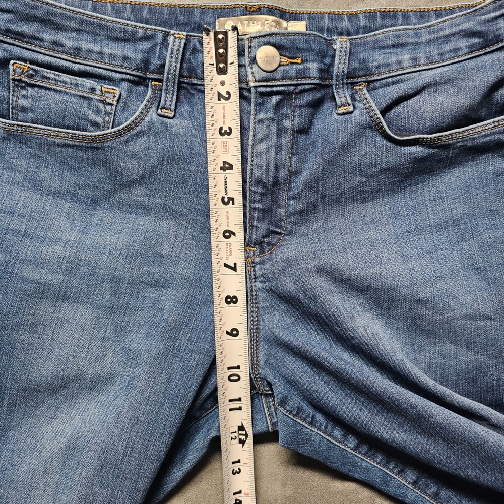 Athleta Sculptek Skinny Jeans Medium Wash Denim Womens Size 12 - Picture 5 of 13